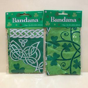 Set of 2 St. Patrick's Day Bandanas NWT